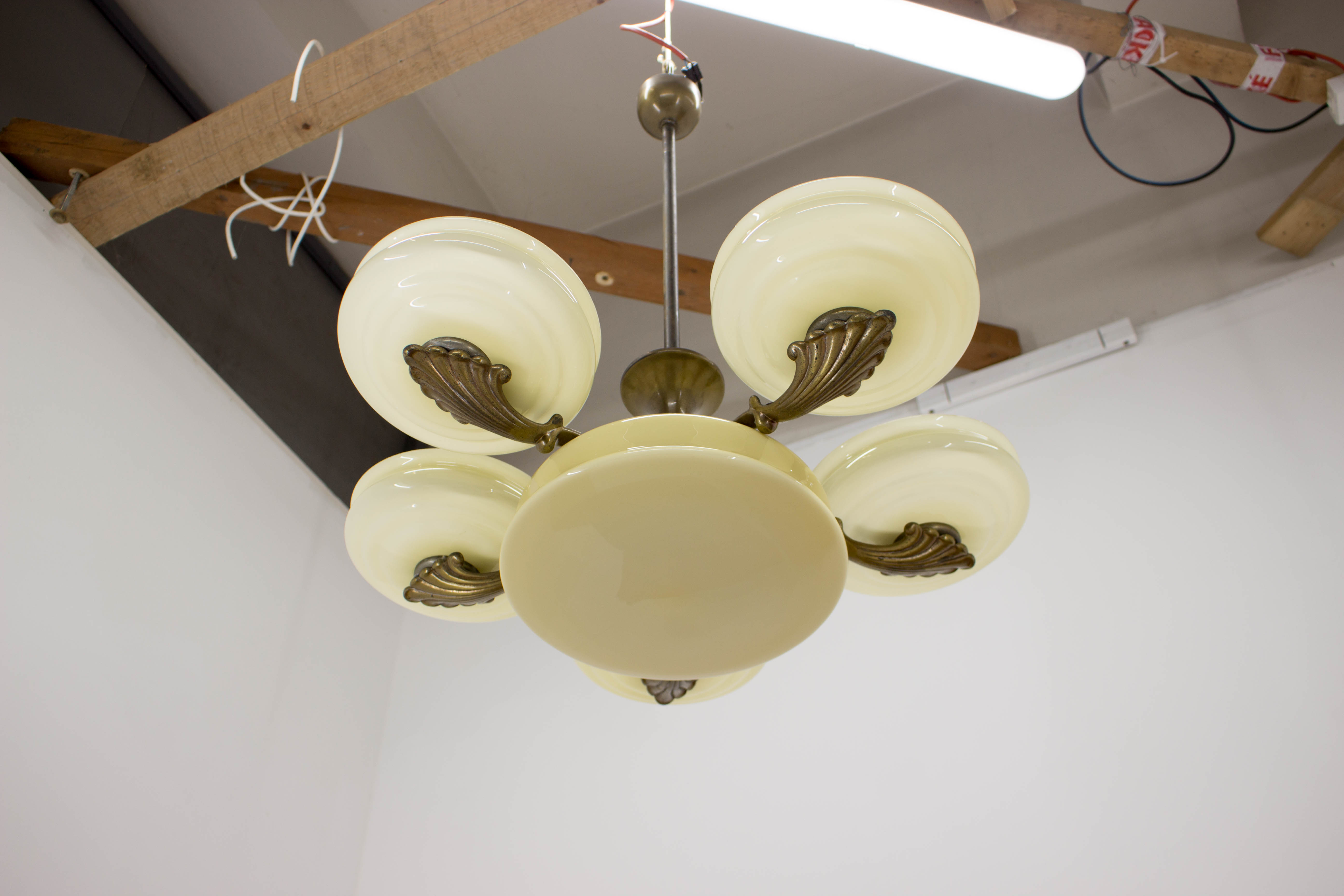 Art deco chandelier, 1930s