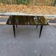 Scandinavian dining table in solid wood and rosewood with a mahogany effect