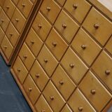 Pair of furniture from a 20th century Dutch apothecary