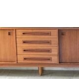 Vintage Scandinavian sideboard, teak sideboard from the 60s, 70s