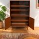 Vintage Scandinavian design display cabinet