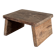 Small auxiliary stool in light antique teak (3279)