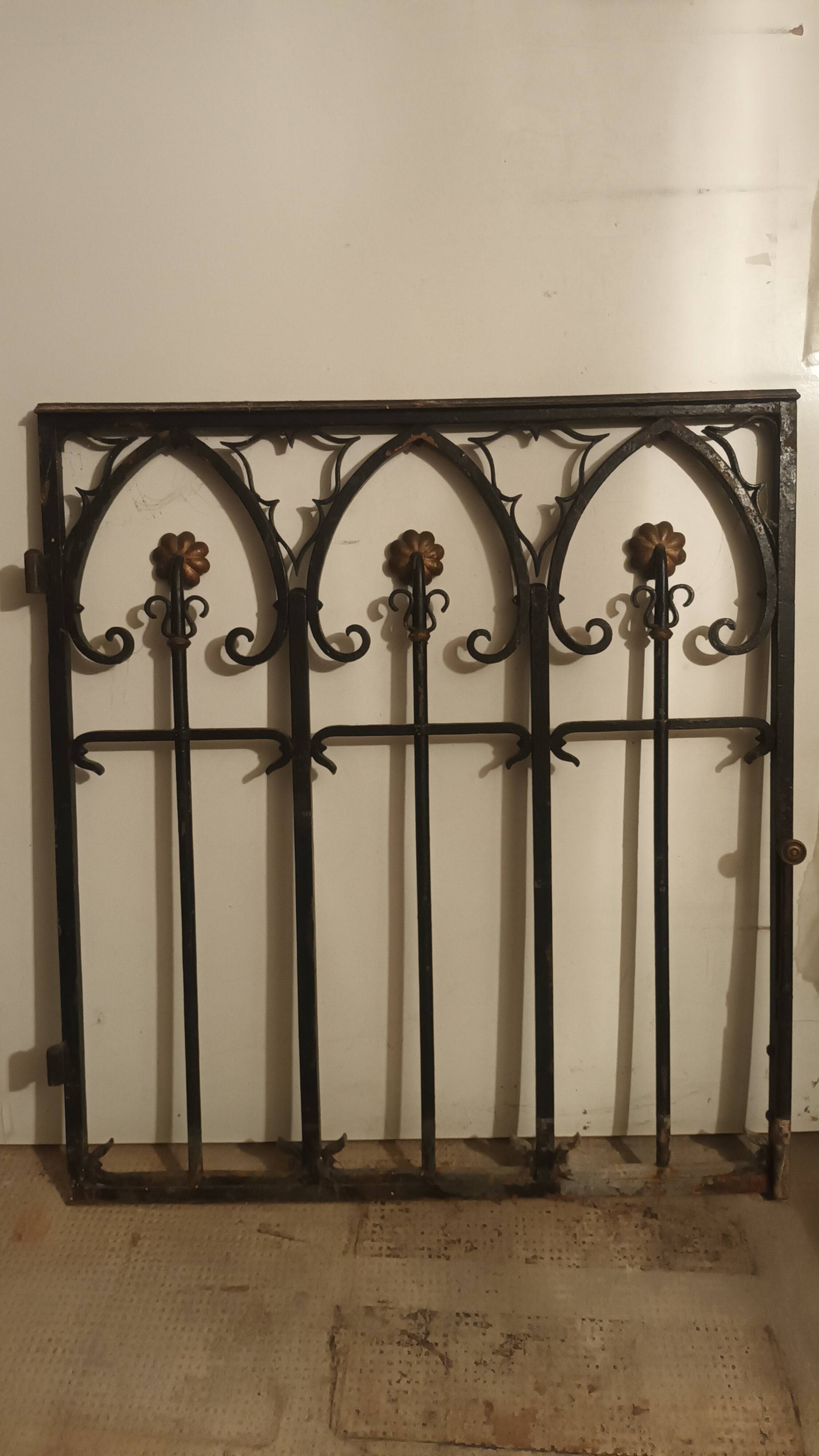 Wrought iron grille