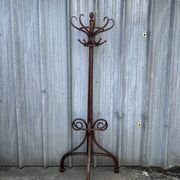 Coat rack umbrella stand curved wood