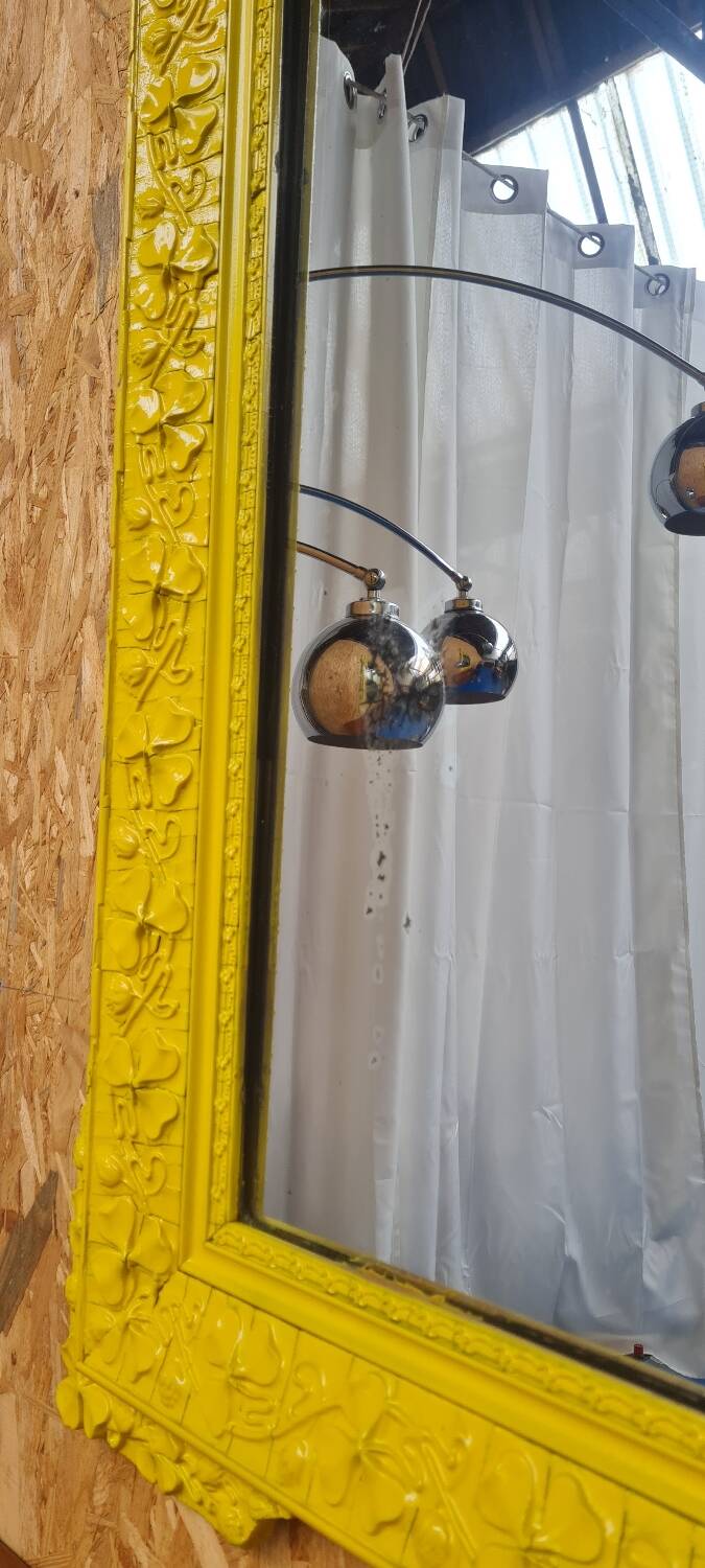 Wood and plaster mirror 1950