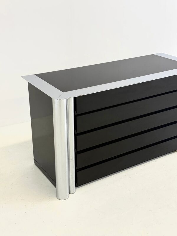 Buffet noir par Antonello Mosca pour Cinova