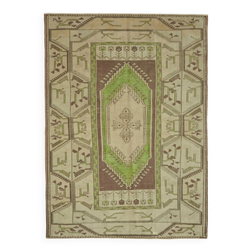 Tapis vintage anatolien turc 163 cm x 220 cm