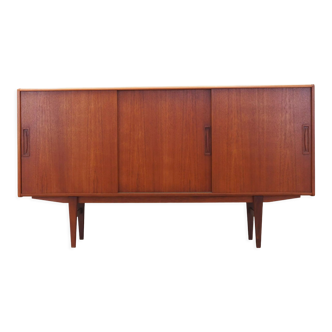 Teak highboard, Danish design, 1960s, production: Denmark