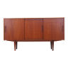 Teak highboard, Danish design, 1960s, production: Denmark