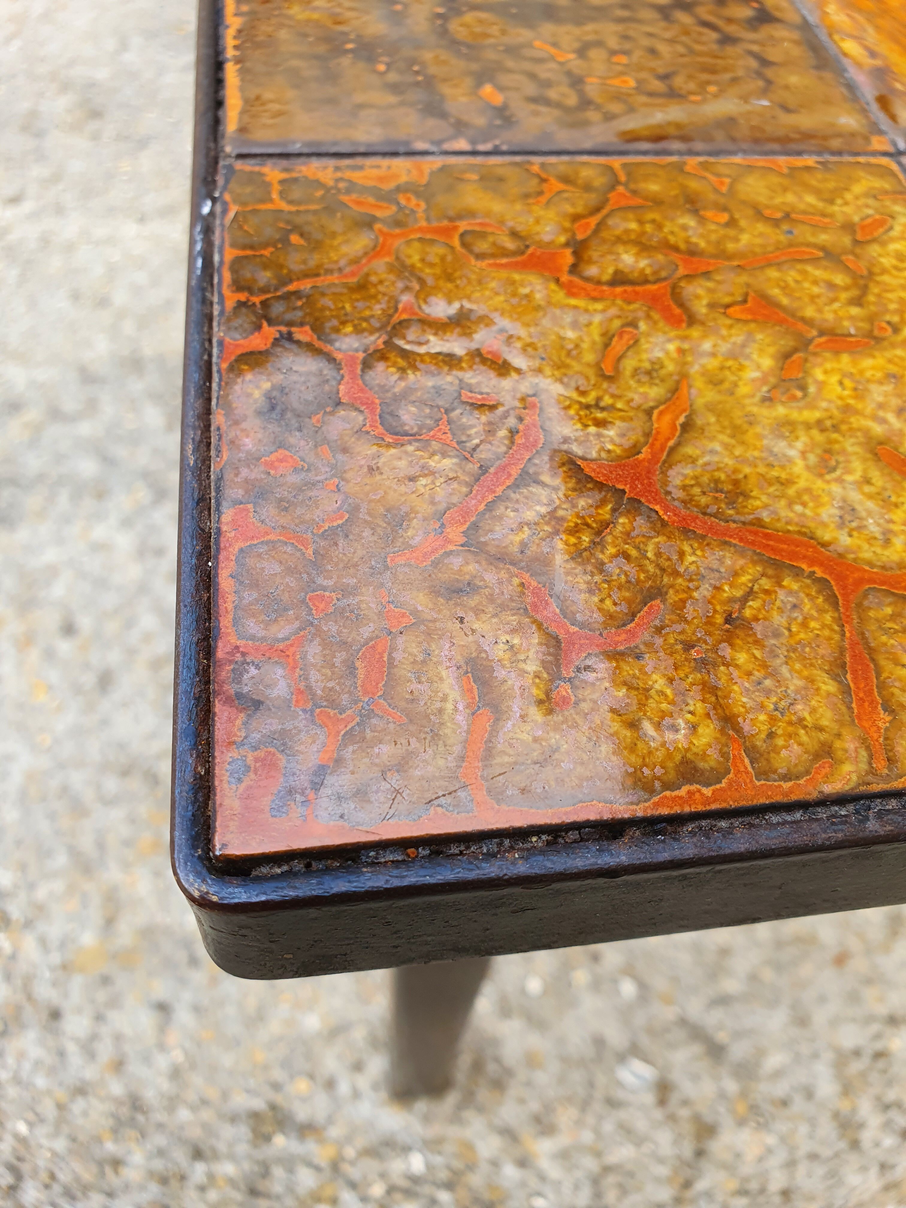 Vintage ceramic coffee table