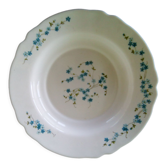 Round dish Arcopal Veronica forget-me-not