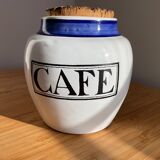 Spice jars "coffee" in real porcelain from Biot