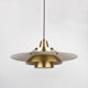Danish vintage pendant light by David Mogensen, Superlight, 1970s
