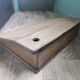 Ecritoire de bureau pupitre bois vintage
