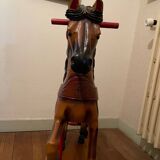 Wooden rocking horse