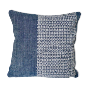 Coussin Meng Van bleu