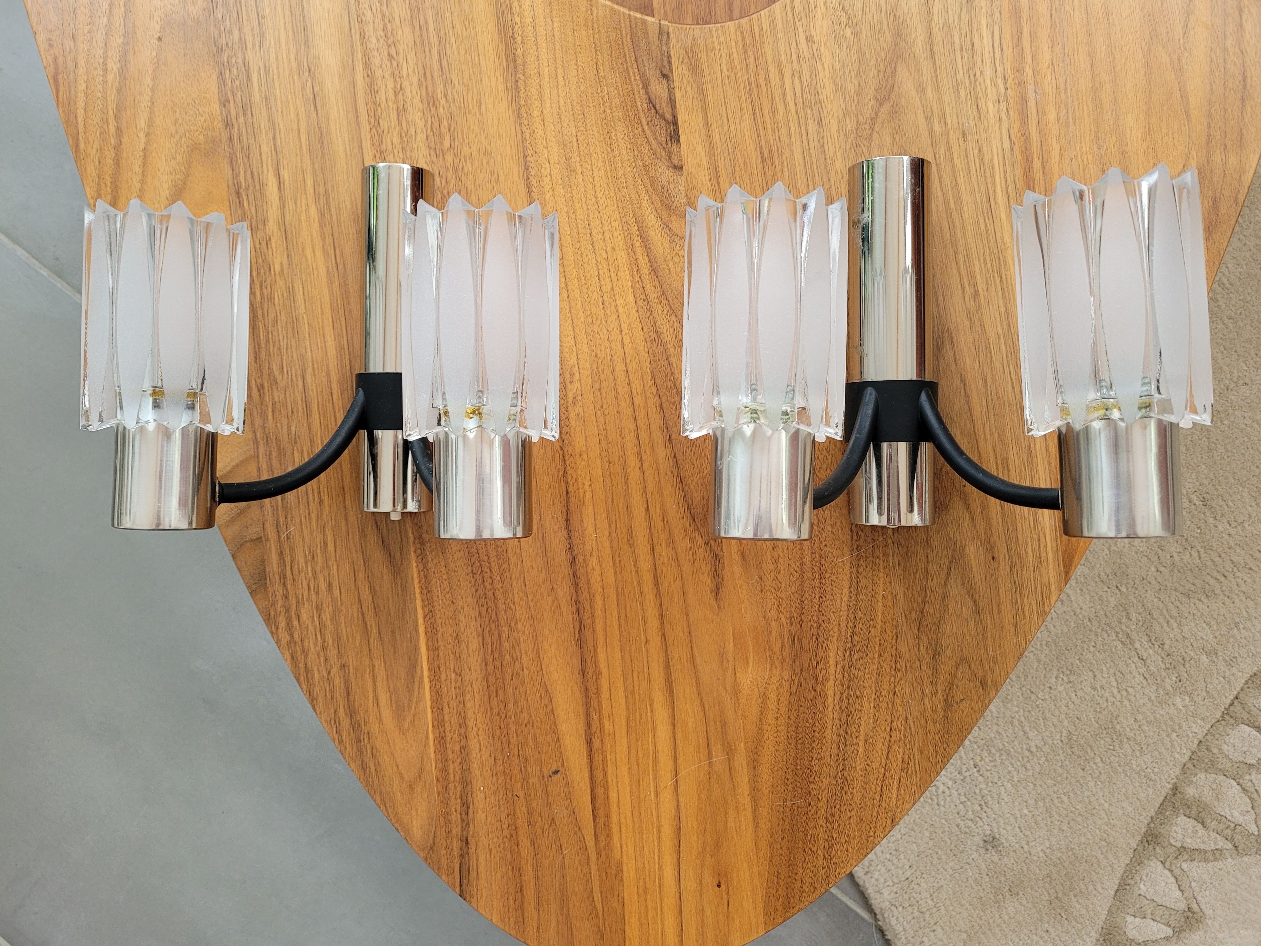 Pair of wall lamps from the 50s