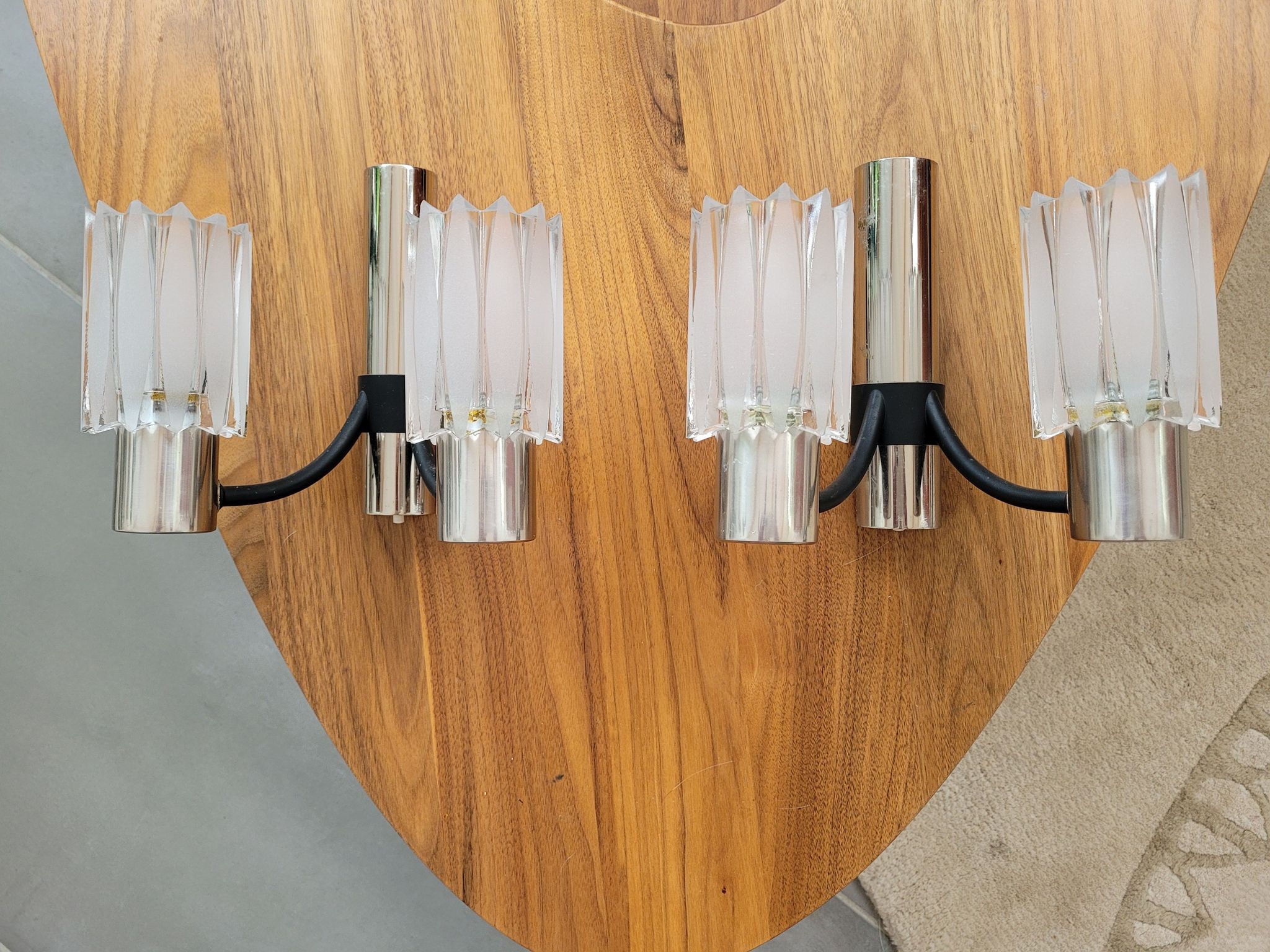 Pair of wall lamps from the 50s