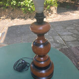 Pied de lampe en bois