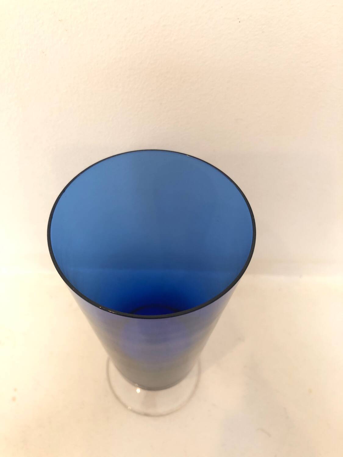 Blue Murano glass bowl, 1970