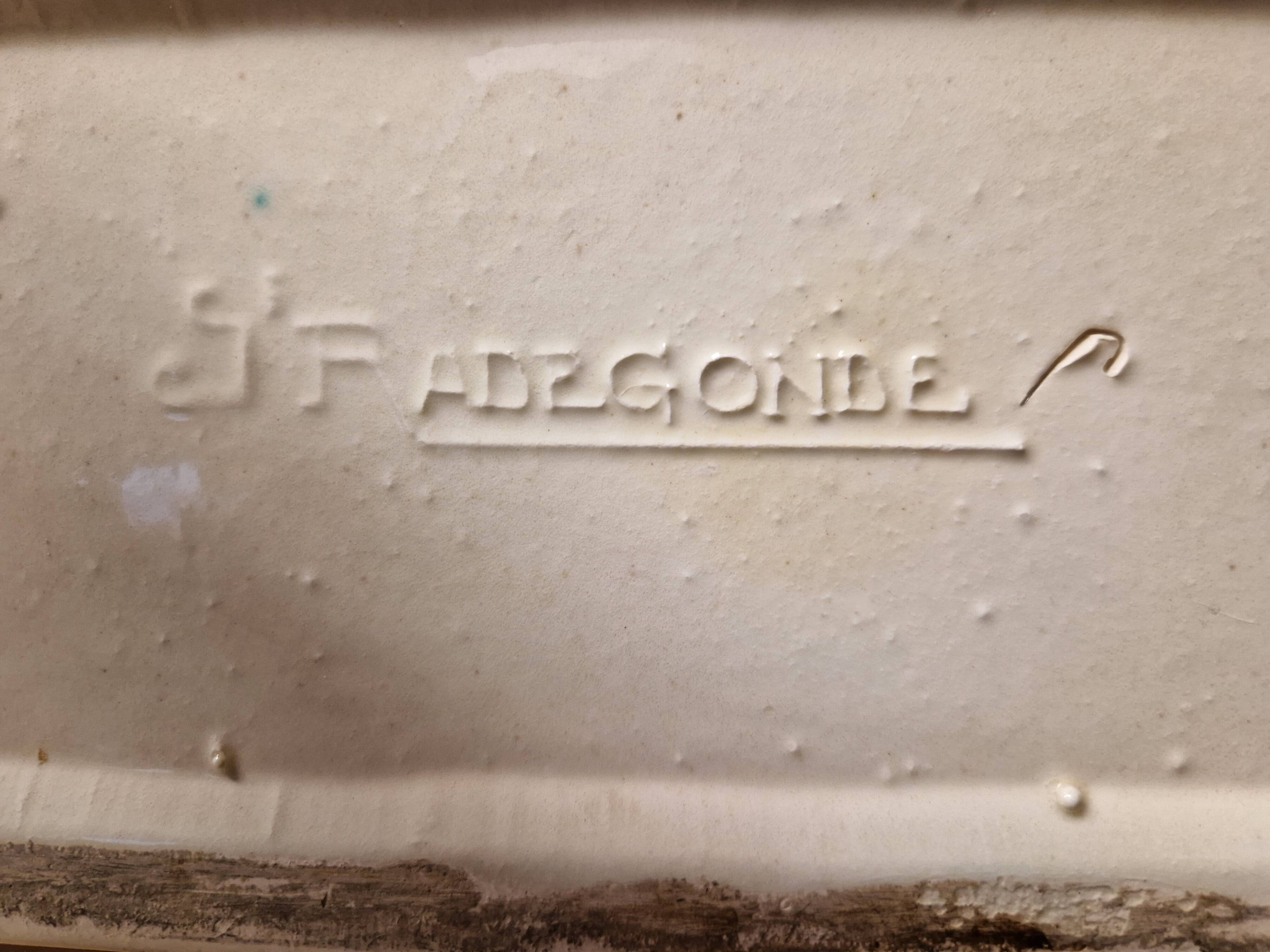 glazed ceramic st radegonde