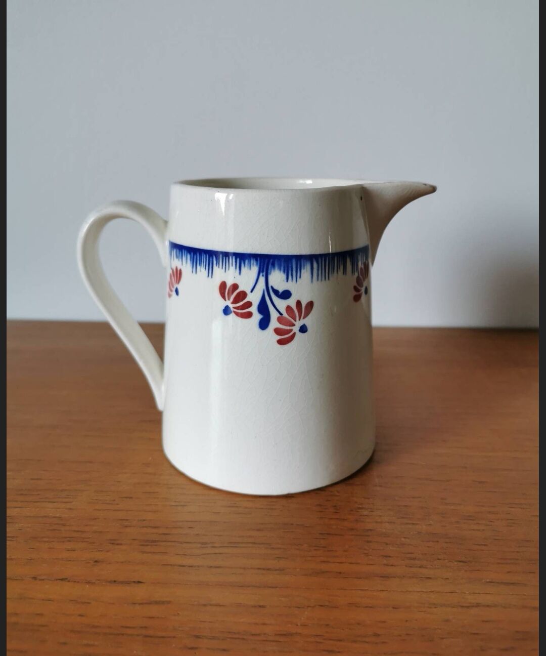 Badonviller earthenware milk jug