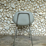 Grey shell chair Pierre Guariche for Meurop 1960s