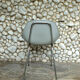 Grey shell chair Pierre Guariche for Meurop 1960s