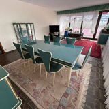 Salle à manger Umberto Mascagni — Table et 8 chaises, Italie, années 1950