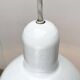 Vintage Danish enamelled pendant lamp model ES by Edgar Schlaefle for Louis Poulsen, 1980s.