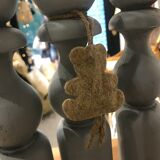 Set of 3 old grey wood keels