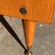 Natural mahogany desk 1960s