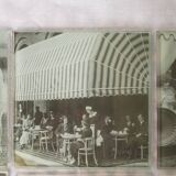 6 sous-verres en verre vintage.