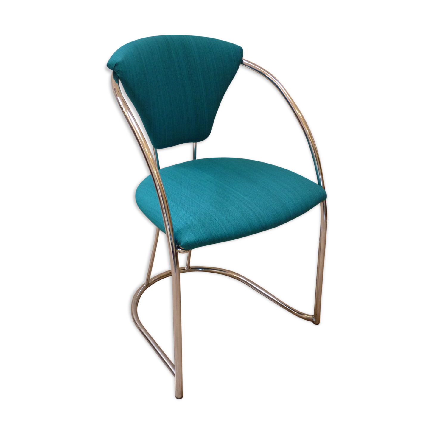 Chrome design armchair