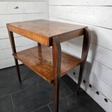 Art Deco Style Walnut Side Table