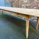 Incredible 400 cm farm table in fir 1900 brasserie natural raw wood