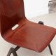 Chaise Galvanitas S22 acajou et pied marron