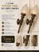 Pair of wall sconces, hands, louis xvi style - bronze petitot - 1