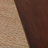 Geometric wooden side table from the 1940s.