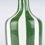 Handmade vase with large stripes