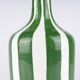 Vase artisanal strié grosses rayures
