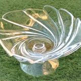 70s large spiral-shaped standing fruit cup...