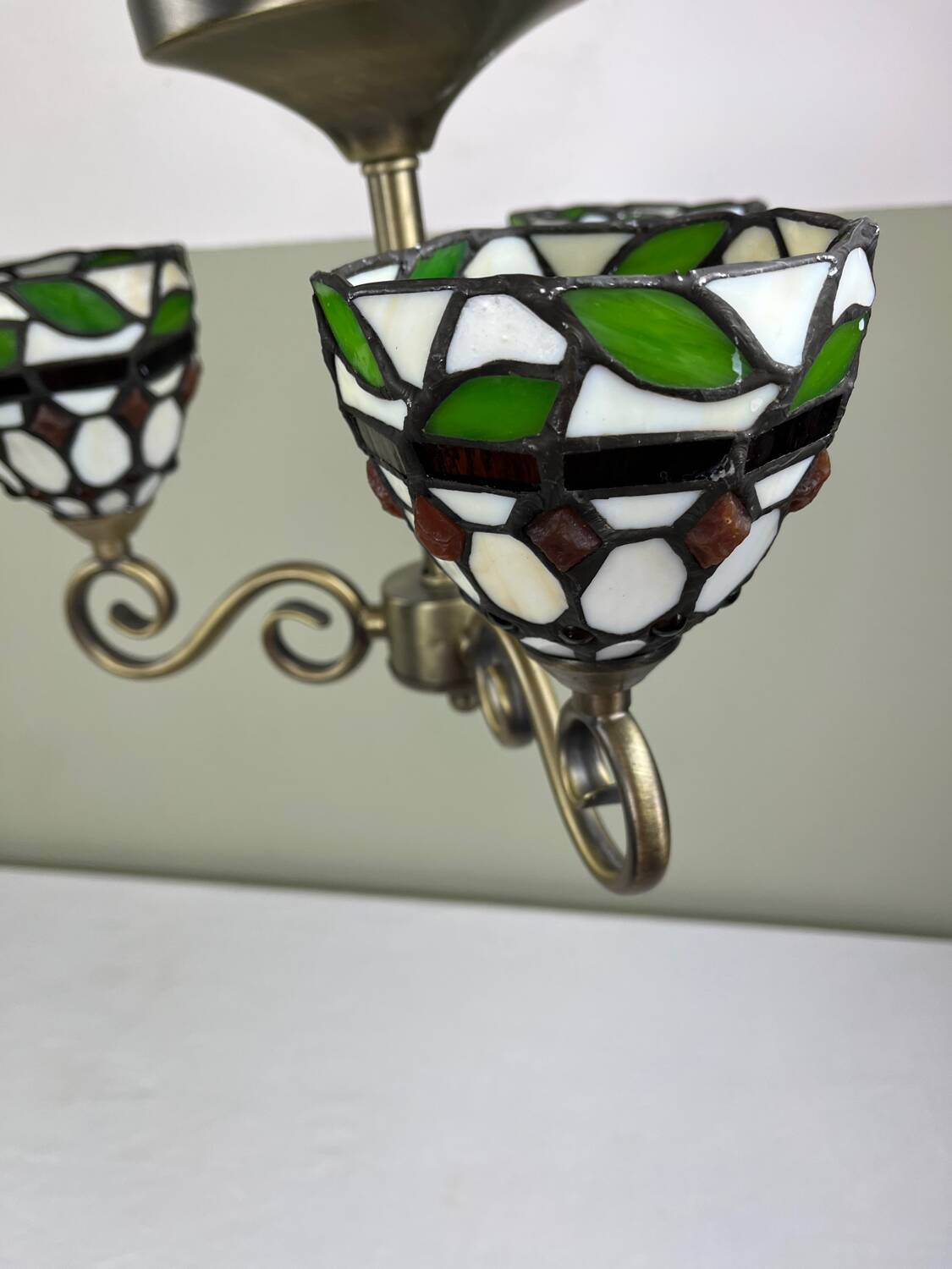 Lustre pâte de verre