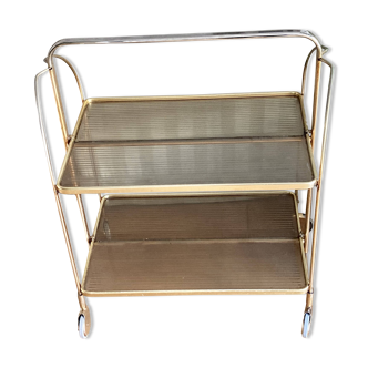 Brass trolley - plexiglass - 1970s