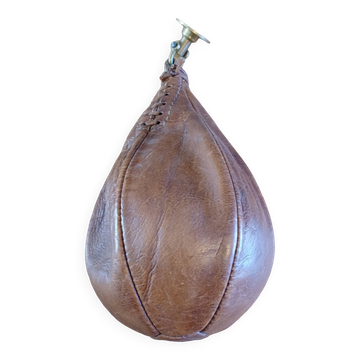 Punching Ball ancien en cuir