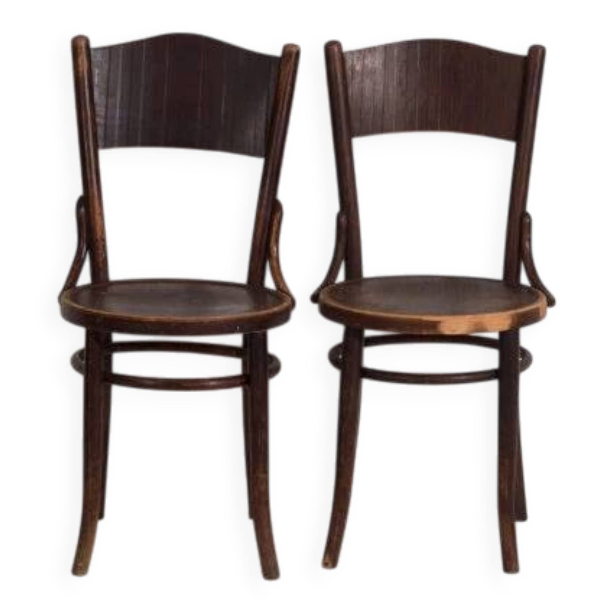 Thonet-Mundus bentwood chairs (circa 1920). Set of 4, no. 3