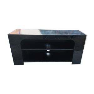 console design noire - bois