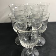 8 verres taillés Louis Philippe