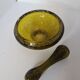 Biot blown glass medicine mortar