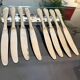 Vintage Knives - Stainless Steel - Old Cutlery - Tableware Service